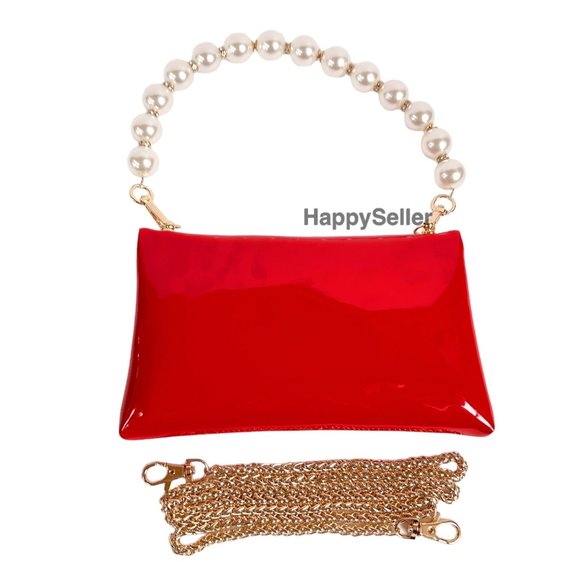 Dior Crossbody Purse Small Bag Beauty Cosmetic Case to Crossbody Faux Patent - Picture 4 of 13